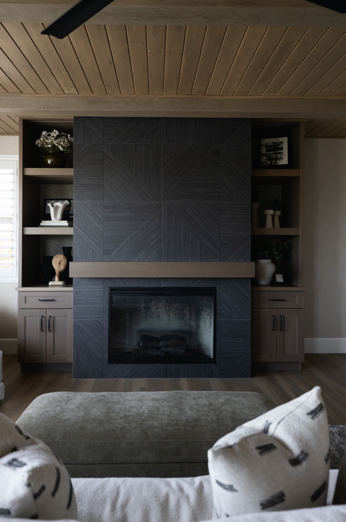 Transitional Olive Haven interior design project by Treasure in the Detail in Arizona